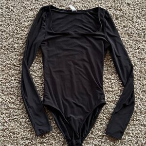 Black Long Sleeve Bodysuit